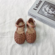 Girls' Soft Sole Woven Toe Shoes