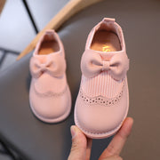 Girls Leather Shoes  Female Treasure Bottom Toddlers Princess Single Shoes