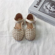 Girls' Soft Sole Woven Toe Shoes