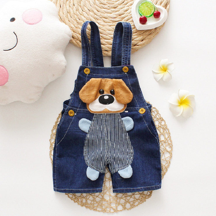 Children's summer denim overalls