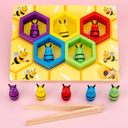 Montessori early education aid clip bee children's toys