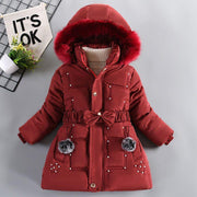 Girls Padded Jacket Cotton Thickened