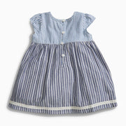 Woven sleeveless girls dress