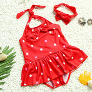 Children's Swimwear Cute Girls Baby One-piece Skirt Infant Small And Medium Dance Clothes