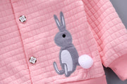 Spring Bunny outfit for Girls' Infants and Toddlers'  Cotton Clothes /Suits