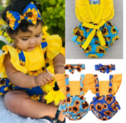 Girls Summer Dasiey outfit For Baby Girls