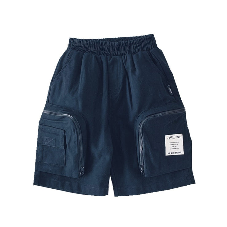 Summer Boys' Big Pocket Overalls, Children's Pants