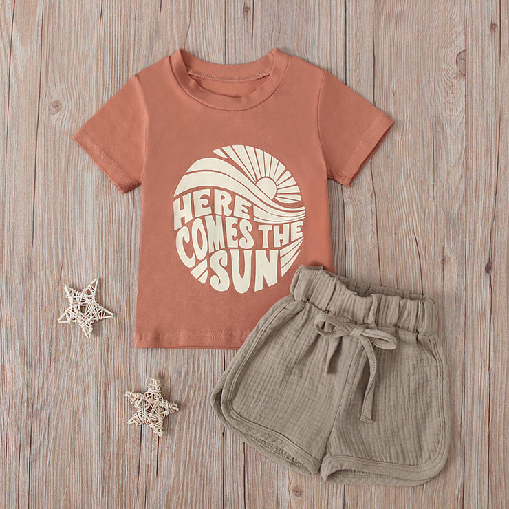 Toddler Baby Boys Casual Clothes Sets Summer Kids Boys