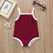 Baby girl's romper for summer