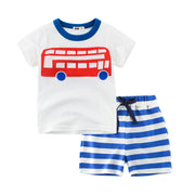 Children's wear new summer children's suit boys' clothing two pieces