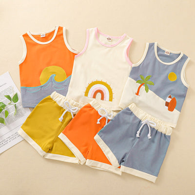 Children's Clothing Summer Cartoon Kids Clothes