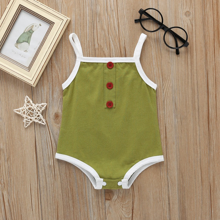 Baby girl's romper for summer