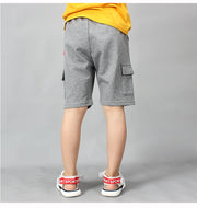 Summer New Boys' Cotton Casual Overalls Shorts