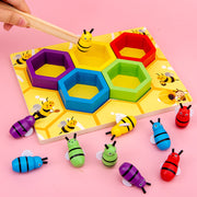 Montessori early education aid clip bee children's toys