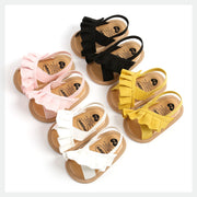 Newborn Infant Baby Girls Shoes Summer Ruffles