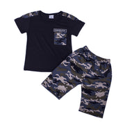 Camouflage boy sports suit