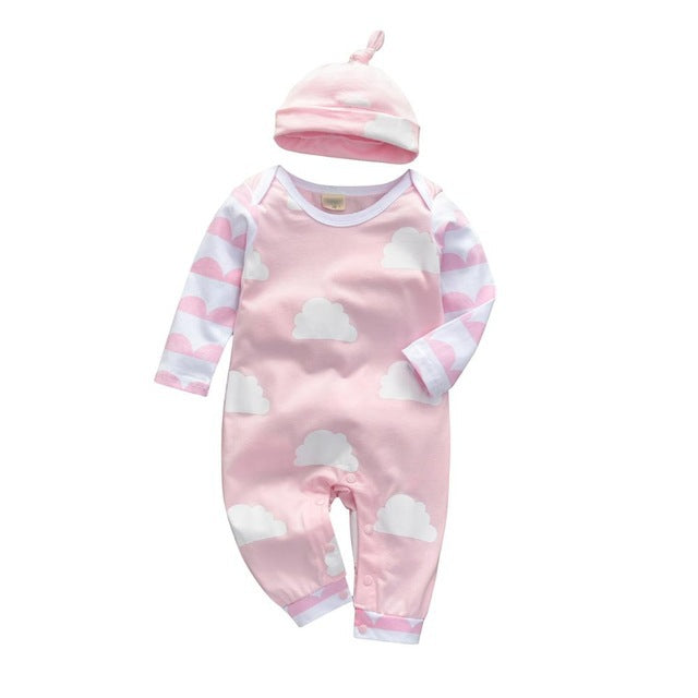 Baby colorful outfits / jumpsuits for girls and boys