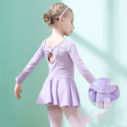 Children Dance Clothing Summer Short-sleeved Girls Dance Skirt Children Exercise Clothing Ballet Dance Dress