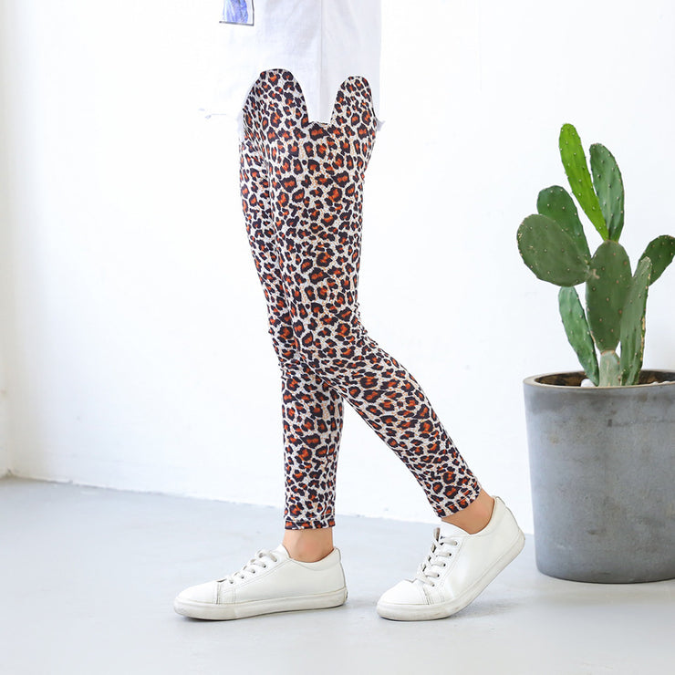 Printing Fashion Girls Cute Print Legging Trousers