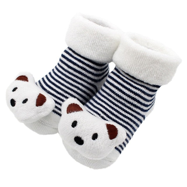 Stitching doll socks baby baby floor socks