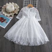 Girls Lace Dress Spring And Autumn