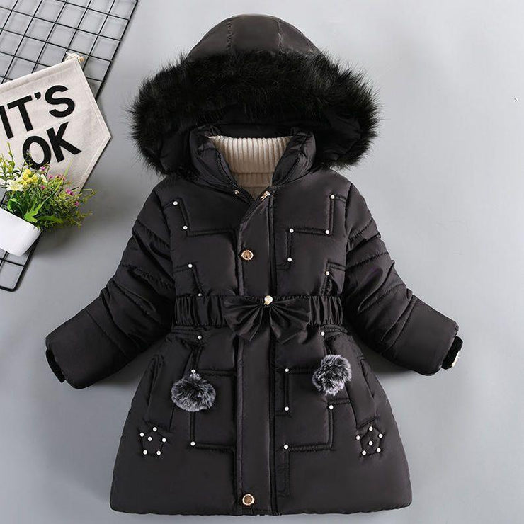 Girls Padded Jacket Cotton Thickened