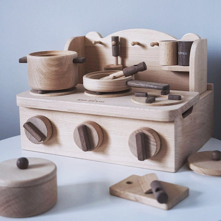 Simulation Of Children Wooden Kitchen Toys