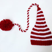 Newborn Baby Handwoven Long Tail Christmas Gift Hat