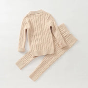 Newborn Baby Girl Boy knitted Clothes Set Sweater+Pant