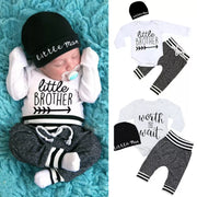 Newborn Baby Boy 3Pcs Cotton Outfit Set"