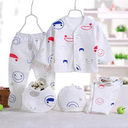 "5Piece Baby Girl Toddler Boy Clothes Cartoon Cute Letter Set BC1150"