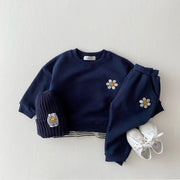 Girls Clothing: Autumn/Winter Baby Girls  Floral Sweatshirt + Pants Set