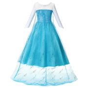 Disney Frozen Elsa Princess Girls LED Light Up Dress Halloween Carnival Clothing Party Kids Cosplay Snow Queen Children Costume