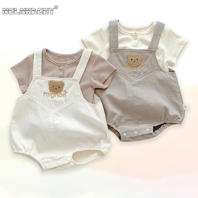 2024 Baby Summer Set: Top + Bodysuit infant clothing