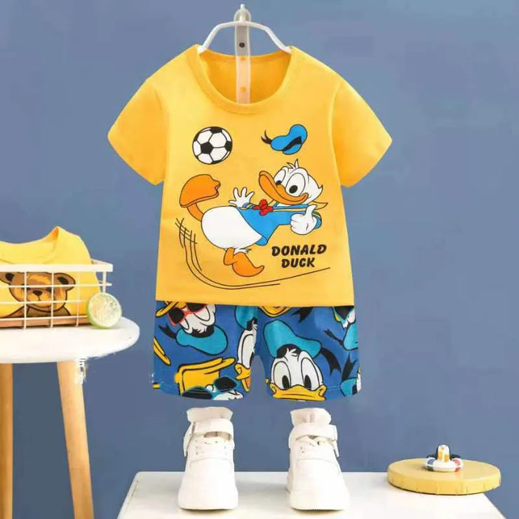 Disney Mickey Mouse, Donald Duck Baby Clothing Girls Boys Cotton pajamas for Children