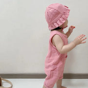 Muslin Cotton Baby Romper for Boys and Girls -  Summer and Spring Outfit for Newborns and Toddlers