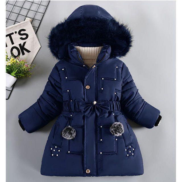 Girls Padded Jacket Cotton Thickened