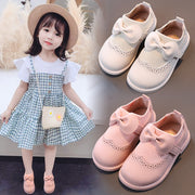 Girls Leather Shoes  Female Treasure Bottom Toddlers Princess Single Shoes