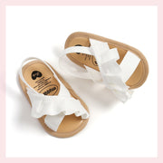 Newborn Infant Baby Girls Shoes Summer Ruffles