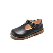 Style Leather Shoes, Soft-soled Velcro, Girls shoes