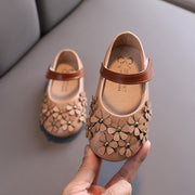 Small Leather Shoes,  Flower Single Shoes, Soft Soles, Little Girls