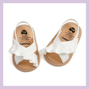 Newborn Infant Baby Girls Shoes Summer Ruffles