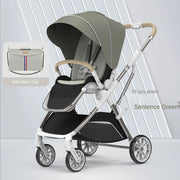 Portable Baby Strollers Baby Travel Folding Infant Trolley Pram shock High view Can sit or lie down Baby Carriage light stroller